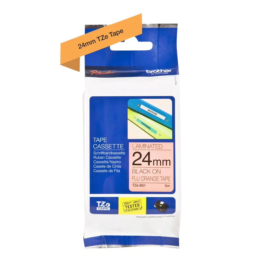 Brother - Rolle (2,4 cm x 8 m) 1 Kassette(n) Fluoriszierende Bänder - für P-Touch PT-1400, 1600, 1650, 2430, 2600, 2610, 2700, 2710, 2730, 3600, 9600, 9700, 9800 Brother - Rolle (2,4 cm x 8 m) 1 Kassette(n) Fluoriszierende Bänder - für P-Touch PT-1400, 1600, 1650, 2430, 2600, 2610, 2700, 2710, 2730, 3600, 9600, 9700, 9800