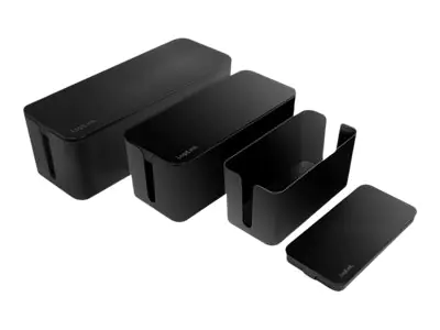 LogiLink Set Kabelmanagement-Box - Schwarz KAB0077