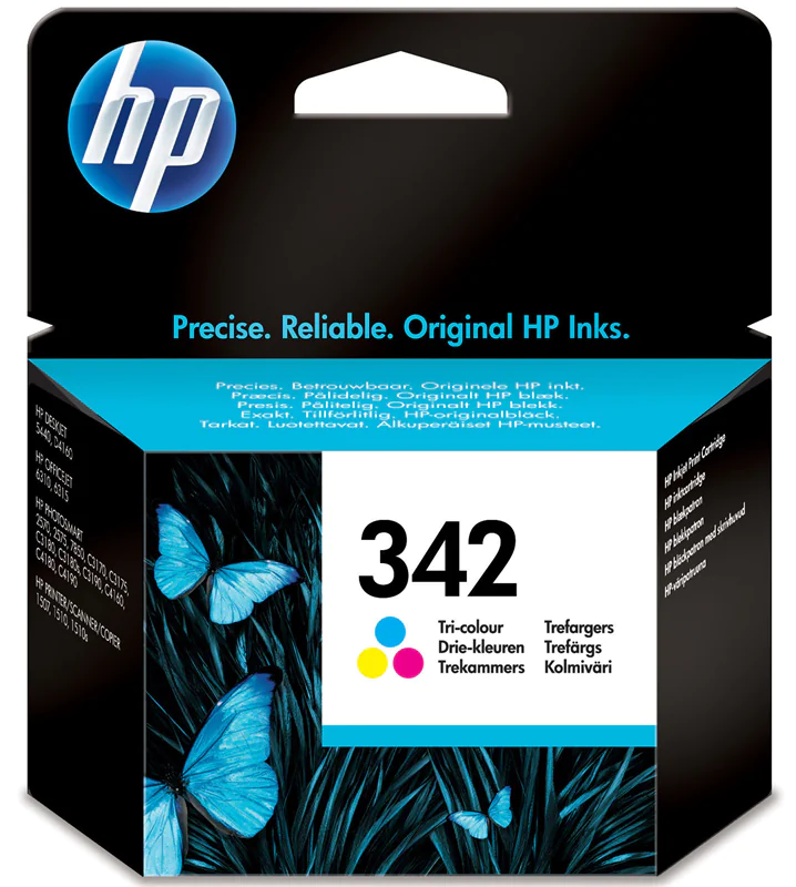 HP 342 - 5 ml - Farbe (Cyan, Magenta, Gelb) - original - Tintenpatrone - für Officejet 63XX; Photosmart 2575, 7850, C3185, C4170, C4194, D5345, D5360, D5363, D5368
