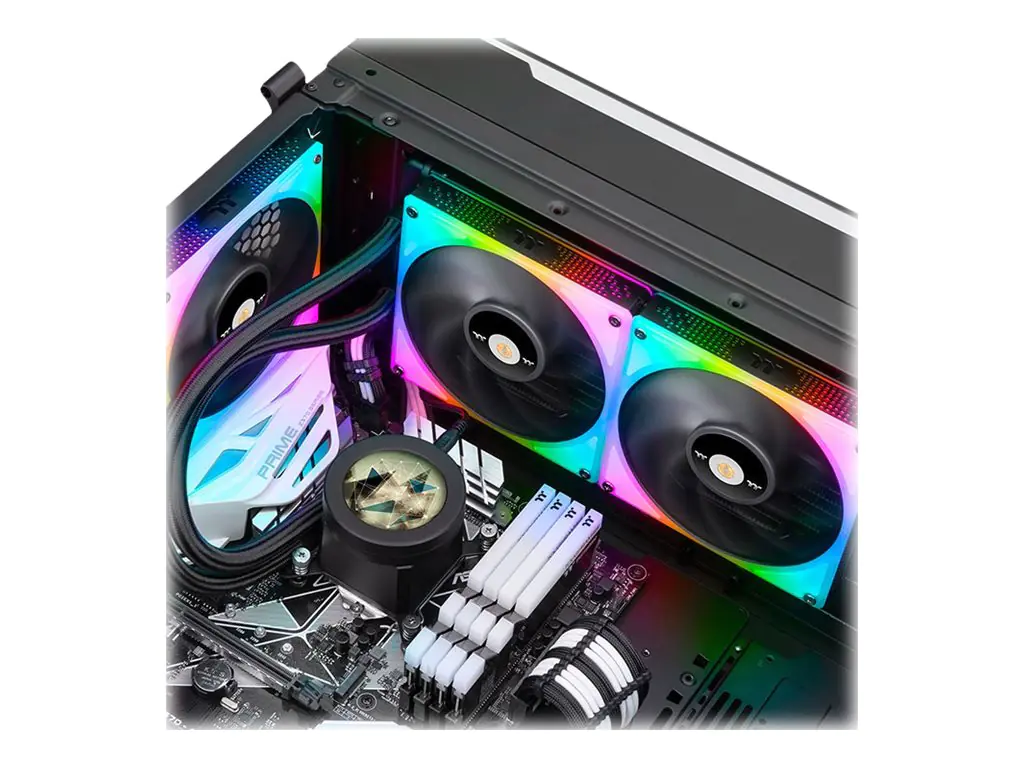 Thermaltake TOUGHLIQUID Ultra 280 RGB - Prozessor-Flüssigkeitskühlsystem - (für: LGA1156, AM2, AM2+, AM3, LGA1155, AM3+, LGA2011, FM1, FM2, LGA1150, LGA2011-3, LGA1151, AM4, LGA2066, LGA1200, LGA1700, AM5) CL-W371-PL14SW-A