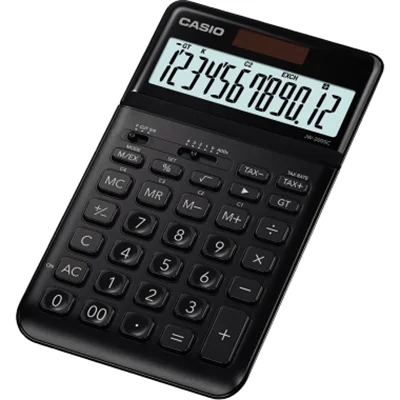 Casio JW-200SC - Desktop-Taschenrechner - 12 JW-200SC-BK