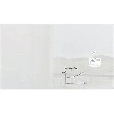 SIGEL Magnetboard Artverum GL235 2.400x1.200x18mm Glas weiß SIGEL Magnetboard Artverum GL235 2.400x1.200x18mm Glas weiß