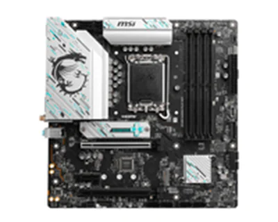 MSI B760M GAMING PLUS WIFI - Motherboard - micro ATX - LGA1700-Sockel - B760 Chipsatz - USB 3.2 Gen 1, USB 3.2 Gen 2, USB-C 3.2 Gen 1 - 2.5 Gigabit LAN, Wi-Fi 6E, Bluetooth - Onboard-Grafik (CPU erforderlich) - HD Audio (8-Kanal) MSI B760M GAMING PLUS WIFI - Motherboard - micro ATX - LGA1700-Sockel - B760 Chipsatz - USB 3.2 Gen 1, USB 3.2 Gen 2, USB-C 3.2 Gen 1 - 2.5 Gigabit LAN, Wi-Fi 6E, Bluetooth - Onboard-Grafik (CPU erforderlich) - HD Audio (8-Kanal)