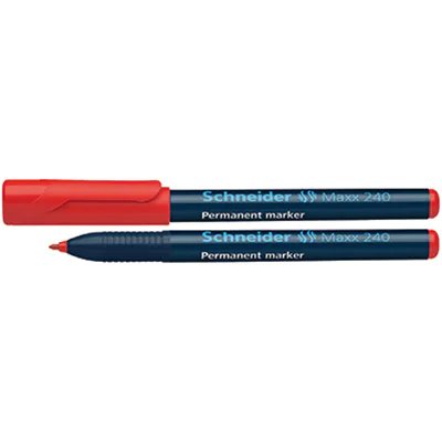 Schneider Permanentmarker Maxx 240 124002 1-2mm Rundspitze rot Schneider Permanentmarker Maxx 240 124002 1-2mm Rundspitze rot