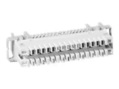 KRONE LSA-PLUS disconnection module 2/10 - Abschaltblock - weiß (Packung mit 10)