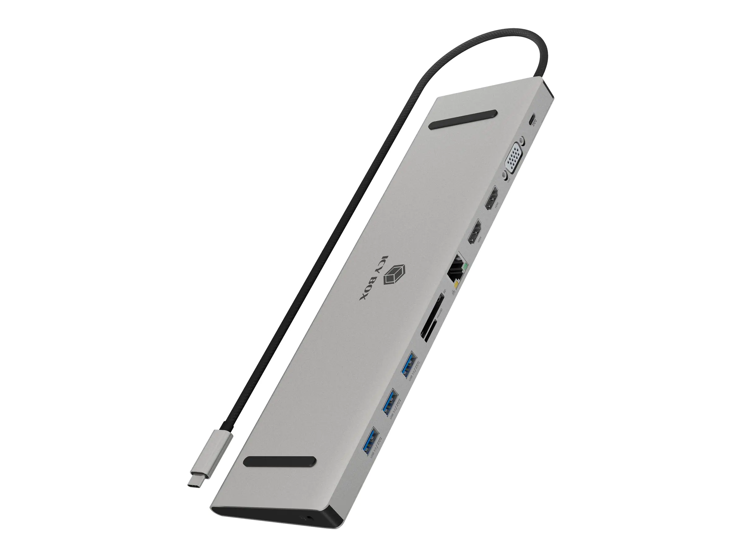 ICY BOX Dockingstation USB-C -> HDMI/VGA/USB-A/USB-C/3.5mm