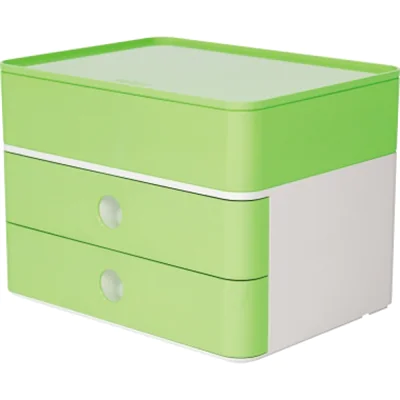 HAN Schubladenbox SMART-BOX PLUS ALLISON 2 Schubladen 1100-80 grün HAN Schubladenbox SMART-BOX PLUS ALLISON 2 Schubladen 1100-80 grün