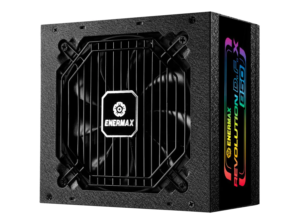 Enermax Revolution D.F. X - Netzteil (intern) - komplett modular - ATX12V 3.0 - 80 PLUS Gold - Wechselstrom 100-240 V - 850 Watt