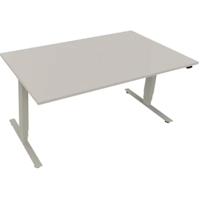 Sitz-/Stehtisch T-Kufe klappbar B1600xT900xH625-1285 si/Lichtgrau Sitz-/Stehtisch T-Kufe klappbar B1600xT900xH625-1285 si/Lichtgrau