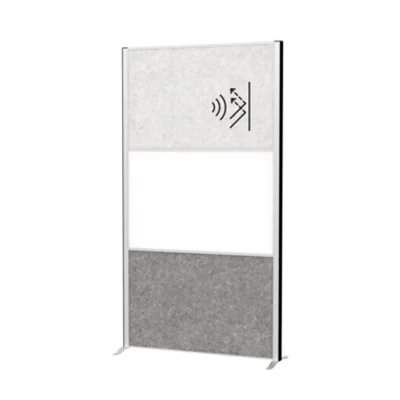 MAUL Stellwand MAULconnecto 100 x 182 cm (B x H) Zweibeinstativ Stahl, 100 % PES-Fasern hellgrau, weiß, dunkelgrau MAUL Stellwand MAULconnecto 100 x 182 cm (B x H) Zweibeinstativ Stahl, 100 % PES-Fasern hellgrau, weiß, dunkelgrau