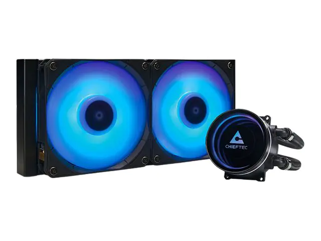 Chieftec Iceberg 240 - Prozessor-Flüssigkeitskühlsystem - Kühlergröße: 240 mm - (für: LGA1150, LGA1151, LGA1155, LGA1156, LGA1200, LGA1700, LGA1851, AM2, AM2+, AM3+, AM4, AM5, FM1, FM2, FM2+) CLC-240-RGB