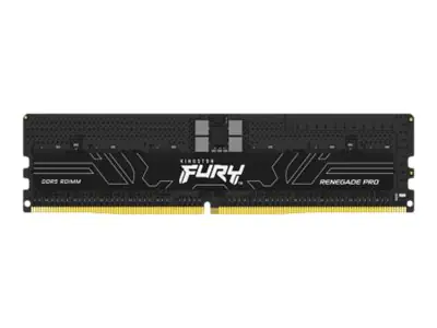Kingston FURY Renegade Pro - DDR5 - Modul - 32 GB - DIMM 288-PIN - 6000 MT/s / PC5-48000 - CL32 - 1.35 V - registriert - on-die ECC - Schwarz Kingston FURY Renegade Pro - DDR5 - Modul - 32 GB - DIMM 288-PIN - 6000 MT/s / PC5-48000 - CL32 - 1.35 V - registriert - on-die ECC - Schwarz