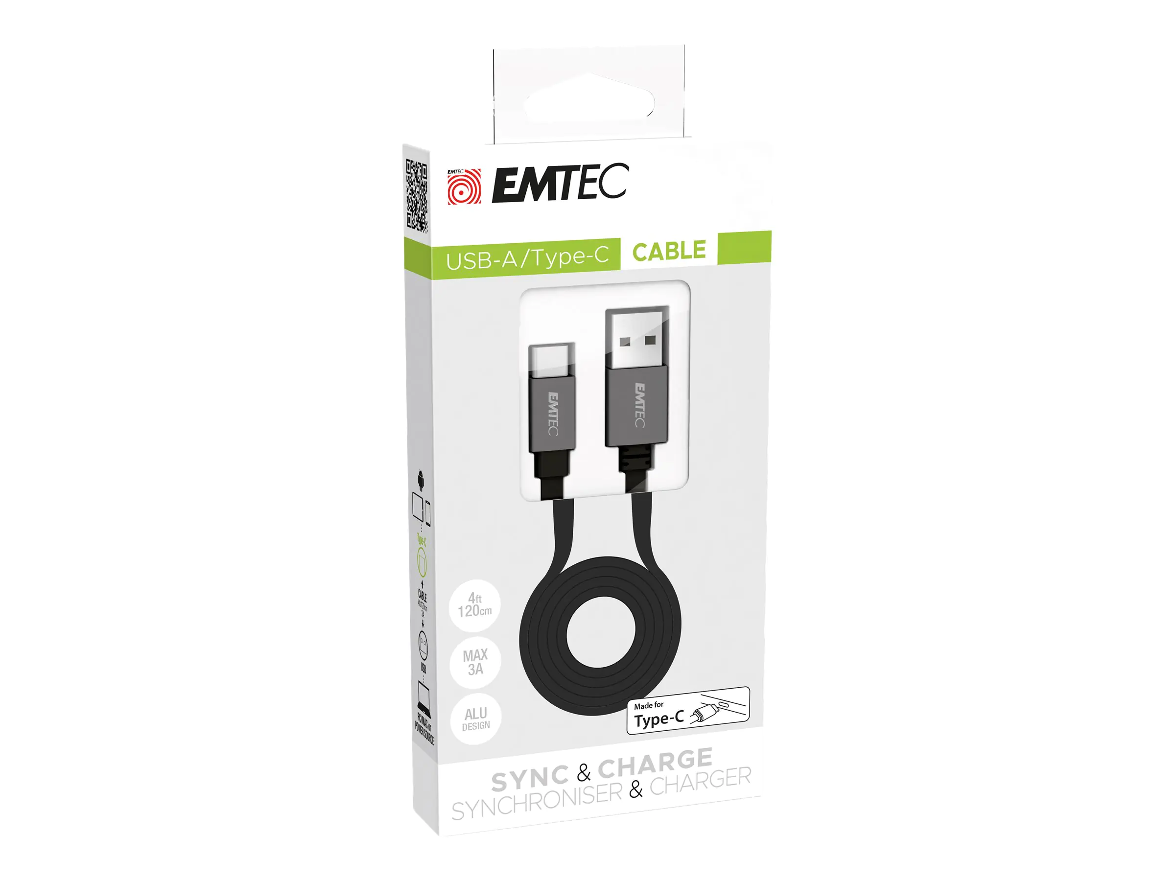 EMTEC T700 - USB-Kabel - USB-C (M) zu USB-C (M) ECCHAT700TC2