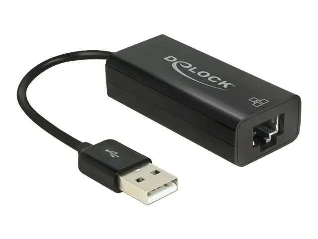 Delock USB Adapter Delock A -> RJ45 St/Bu 62595 Delock USB Adapter Delock A -> RJ45 St/Bu 62595