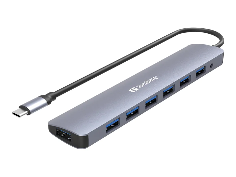 Sandberg - Hub - 7 x SuperSpeed USB 3.0 - Desktop