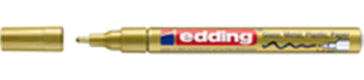edding Lackmarker 751 4-751053 1-2mm Rundspitze permanent gold