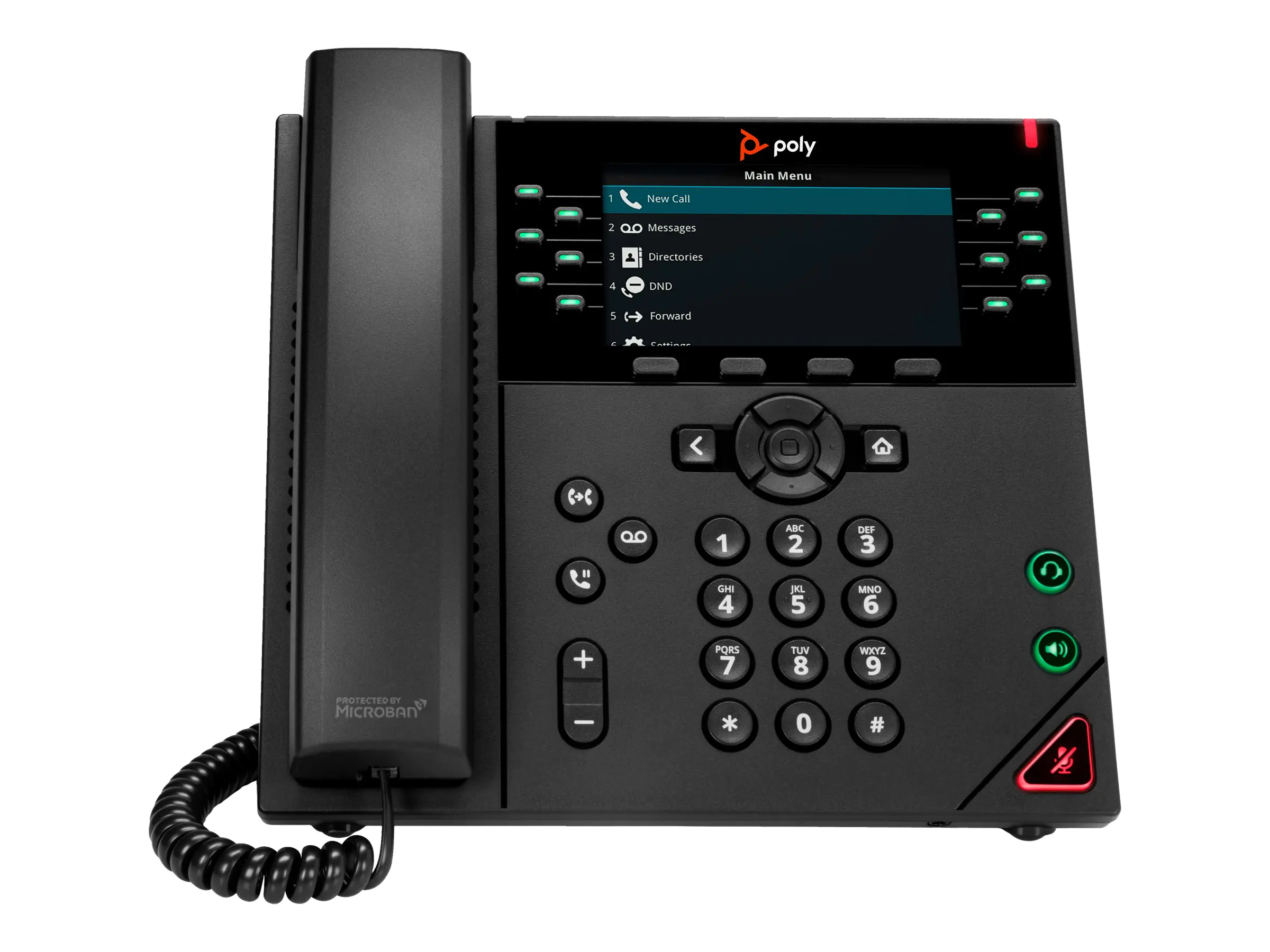 Poly VVX 450 - VoIP-Telefon - dreiweg Anruffunktion - SRTP, SIP, SDP - 12 Leitungen - Schwarz Poly VVX 450 - VoIP-Telefon - dreiweg Anruffunktion - SRTP, SIP, SDP - 12 Leitungen - Schwarz