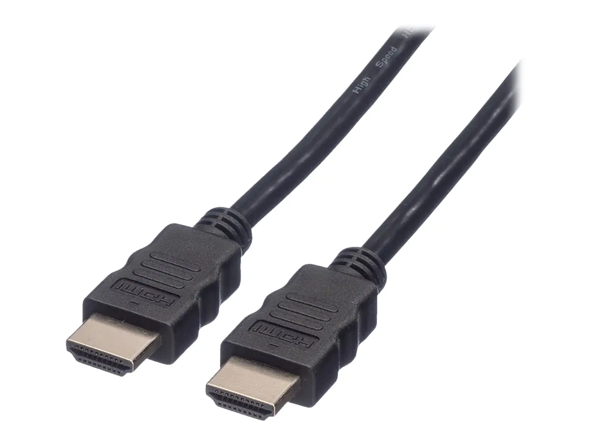 VALUE - HDMI-Kabel mit Ethernet - HDMI männlich zu HDMI männlich - 1 m - Doppelisolierung VALUE - HDMI-Kabel mit Ethernet - HDMI männlich zu HDMI männlich - 1 m - Doppelisolierung