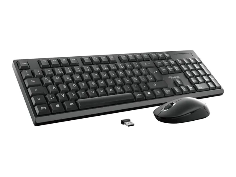 Equip Tastatur-und-Maus-Set - kabellos - 2.4 245223