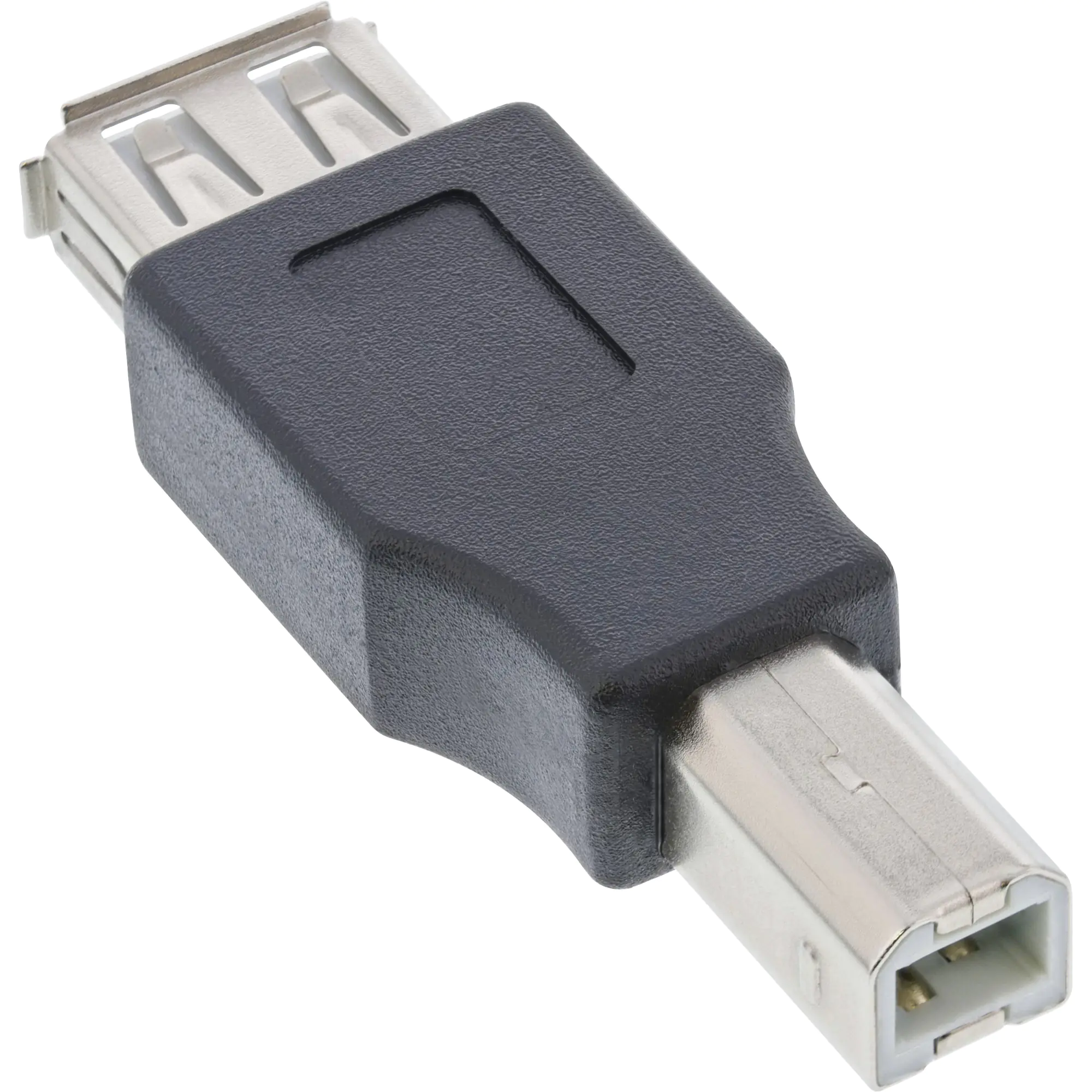 InLine - USB-Adapter - USB Typ B (M) zu USB (W) - USB 2.0 - Schwarz InLine - USB-Adapter - USB Typ B (M) zu USB (W) - USB 2.0 - Schwarz