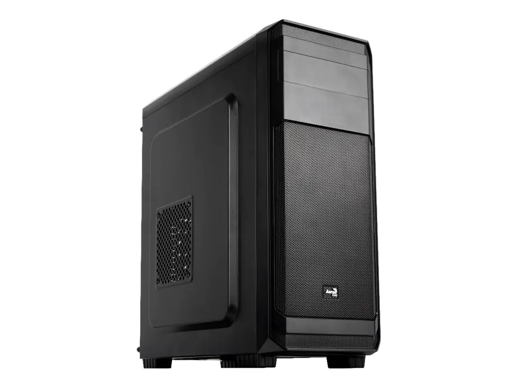 AeroCool PGS A Series Aero-300 - Tower - ATX - ohne Netzteil (ATX) - Schwarz - USB/Audio