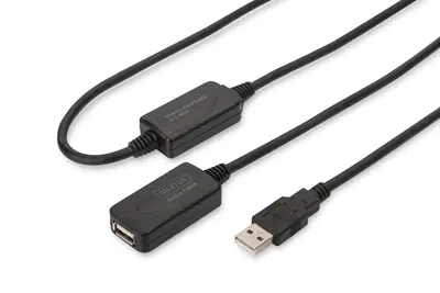 Digitus USB 2.0 Repeater Cable DA-73102 - USB-Verlängerungskabel - USB (M) zu USB (W) - USB 2.0 - 20 m - aktiv Digitus USB 2.0 Repeater Cable DA-73102 - USB-Verlängerungskabel - USB (M) zu USB (W) - USB 2.0 - 20 m - aktiv