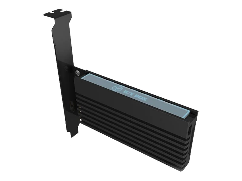 ICY BOX IB-PCI214M2-HSL - Schnittstellenadapter - M.2 - M.2 Card - PCIe 4.0 x4 - Schwarz ICY BOX IB-PCI214M2-HSL - Schnittstellenadapter - M.2 - M.2 Card - PCIe 4.0 x4 - Schwarz