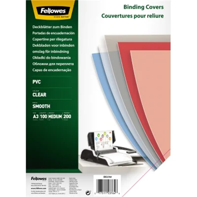 Fellowes Deckblatt 53764 DIN A3 200mic. tr 100 St./Pack. Fellowes Deckblatt 53764 DIN A3 200mic. tr 100 St./Pack.