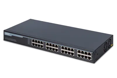 DIGITUS 16-Port 10G Ethernet PoE+ Injektor, 802.3at, 250 W DN-95116