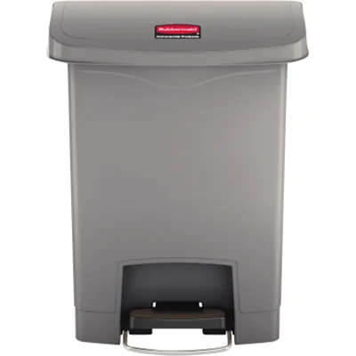 Rubbermaid Tretabfalleimer Slim Jim 1883600 Kunststoff 30l grau Rubbermaid Tretabfalleimer Slim Jim 1883600 Kunststoff 30l grau