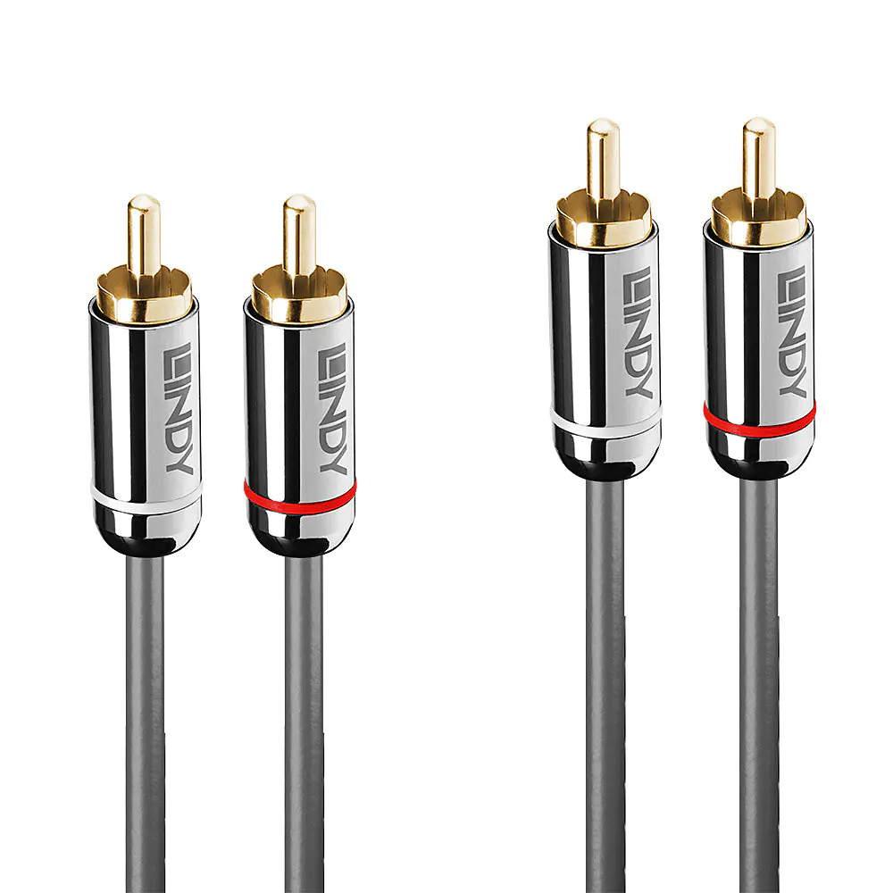 Lindy Cromo Line - Audiokabel - RCA männlich zu RCA männlich 35348