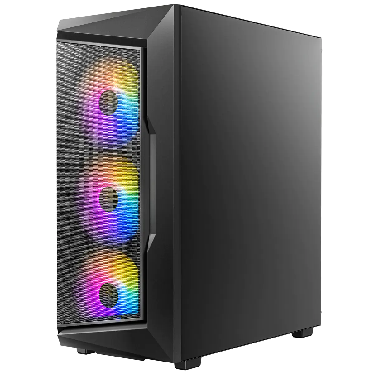 Antec AX Series AX61 - Mid tower Gaming - ATX - Seitenteil mit Fenster (gehärtetes Glas) 0-761345-10069-4