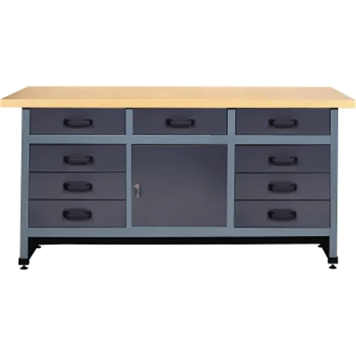 Werkbank 19870 1700x600x840mm 9Schubladen Werkbank 19870 1700x600x840mm 9Schubladen