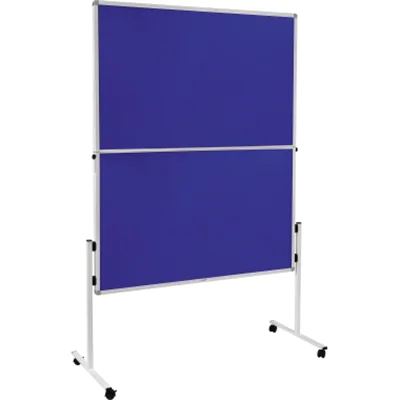 Legamaster Moderationswand 7-209400 120x150cm klappbar Filz blau Legamaster Moderationswand 7-209400 120x150cm klappbar Filz blau