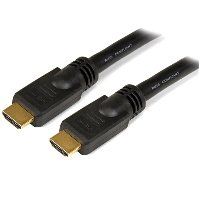 StarTech High-Speed-HDMI-Kabel 7m - HDMI Verbindungskabel Ultra HD 4k x 2k mit vergoldeten Kontakten - HDMI Anschlusskabel (St/St) - HDMI-Kabel - HDMI männlich zu HDMI männlich - 7 m - Schwarz StarTech High-Speed-HDMI-Kabel 7m - HDMI Verbindungskabel Ultra HD 4k x 2k mit vergoldeten Kontakten - HDMI Anschlusskabel (St/St) - HDMI-Kabel - HDMI männlich zu HDMI männlich - 7 m - Schwarz