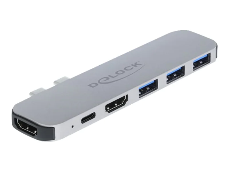 DeLOCK - Dockingstation - USB-C - HDMI - für Apple MacBook Pro (Anfang 2020, Ende 2016, Mitte 2017, Mitte 2018, Mitte 2019)