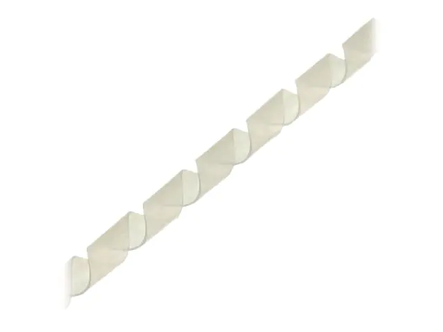 InLine Spiral Wrapping Band - Flexible Kabelleitung - 10 m - weiß