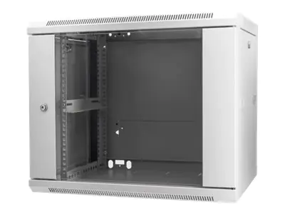 Intellinet Network Cabinet, Wall Mount (Standard), 9U, Usable Depth 500mm/Width 540mm, Grey, Assembled, Max 60kg, Metal & Glass Door, Back Panel, Removeable Sides, Suitable also for use on desk or floor, 19",Parts for wall install (eg screws/rawl plugs) n Intellinet Network Cabinet, Wall Mount (Standard), 9U, Usable Depth 500mm/Width 540mm, Grey, Assembled, Max 60kg, Metal & Glass Door, Back Panel, Removeable Sides, Suitable also for use on desk or floor, 19",Parts for wall install (eg screws/rawl plugs) n