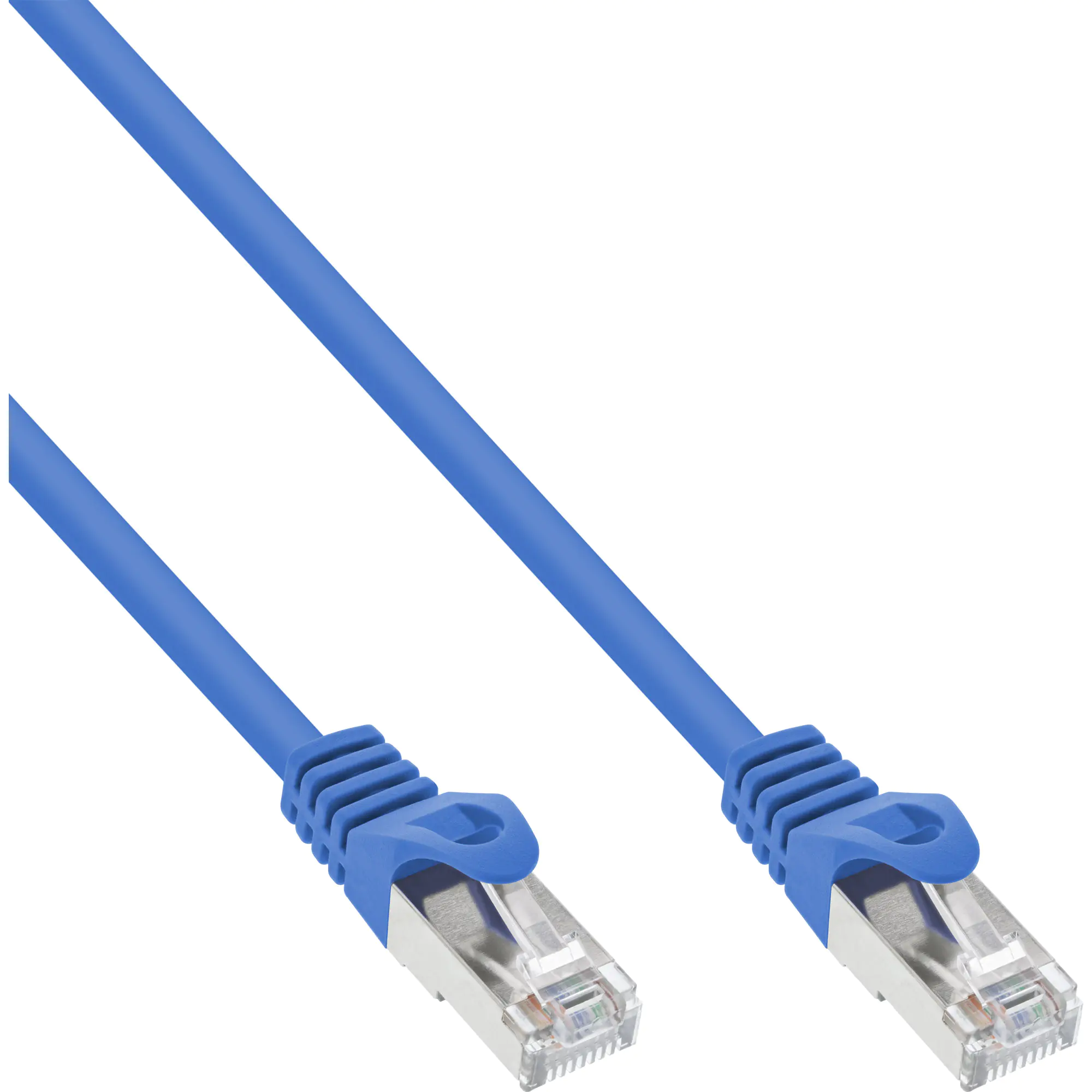 InLine Patchkabel - SF/UTP - Cat.5e - blau - 0,3m 72533B