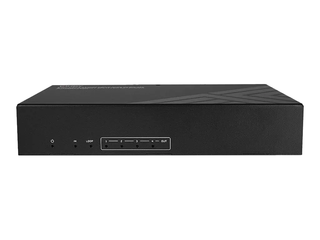 LINDY Extender - Video-/Audio-Splitter - Sender - RS-232, HDMI, HDBaseT - über CAT 6 - 4 Anschlüsse - bis zu 100 m