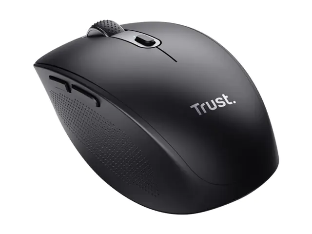 Trust Ozaa - Maus - für mehrere Geräte - Für Rechtshänder - optisch - 6 Tasten - kabellos - 2.4 GHz, Bluetooth - kabelloser Empfänger (USB) 24819