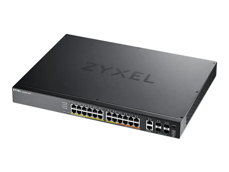 ZyXEL XGS2220 Series XGS2220-30HP - Switch - 24-Port GbE L3 Access, NebulaFLEX Cloud, mit 6 10G Uplink - managed - 16 x 10/100/1000 (PoE+) XGS2220-30HP-EU0101F