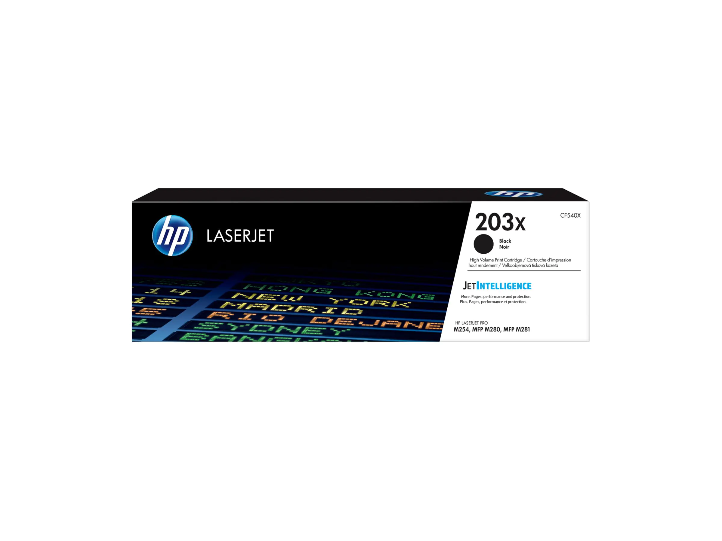 HP 203X - Hohe Ergiebigkeit - Schwarz - original - LaserJet - Tonerpatrone (CF540X)