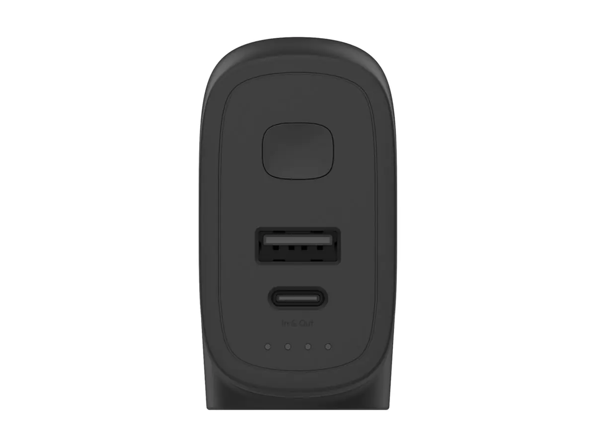Belkin BoostCharge - Power Bank / Stromadapter - 5000 mAh - 25 Watt - Fast Charge, PD 3.0 - 2 Ausgabeanschlussstellen (USB, USB-C) BPZ003BT1MBK-B6