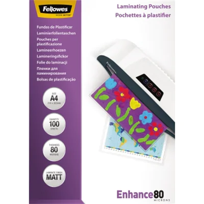 Fellowes Laminierfolie Enhance 80 5452103 DIN A4 tr 100 St./Pack. Fellowes Laminierfolie Enhance 80 5452103 DIN A4 tr 100 St./Pack.