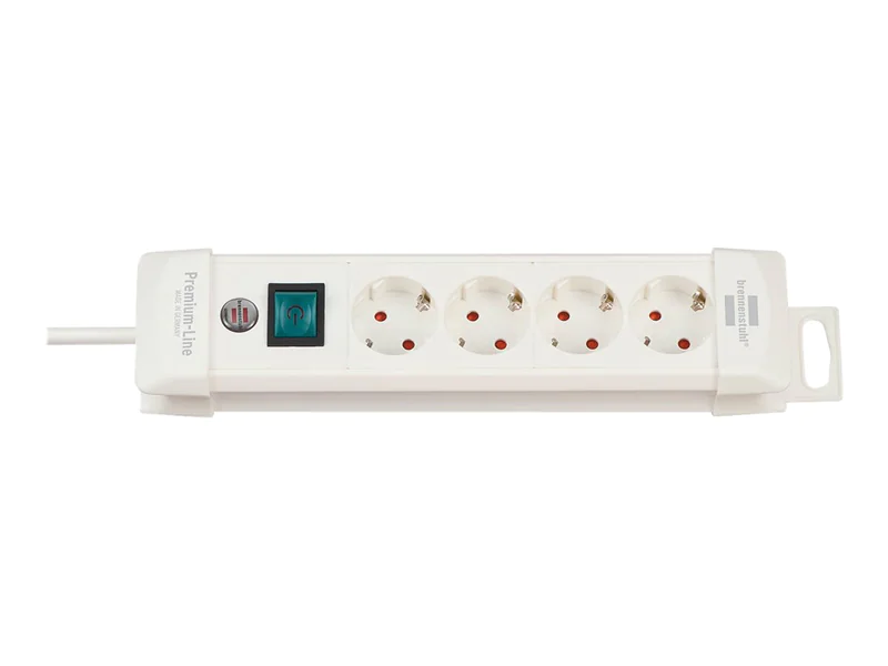 Brennenstuhl Premium-Line extension socket H05VV-F 3G1,5 - Steckdosenleiste - Eingabe, Eingang Stromversorgung - Ausgangsanschlüsse: 4 (Stromversorgung) 1952240100