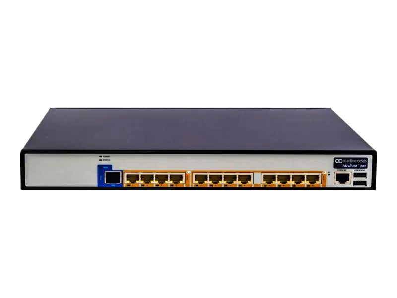 AudioCodes Mediant 800C E-SBC - Redundant - VoIP-Gateway - 1GbE - 1U