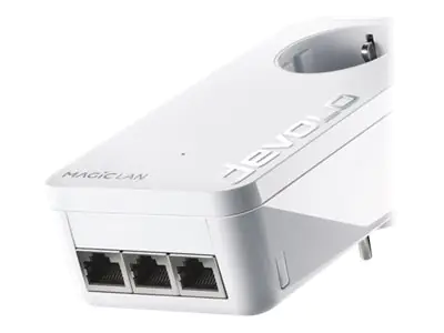 Devolo Magic 2 LAN triple - Starter Kit - Bridge - - 1GbE, HomeGrid - an Wandsteckdose anschließbar