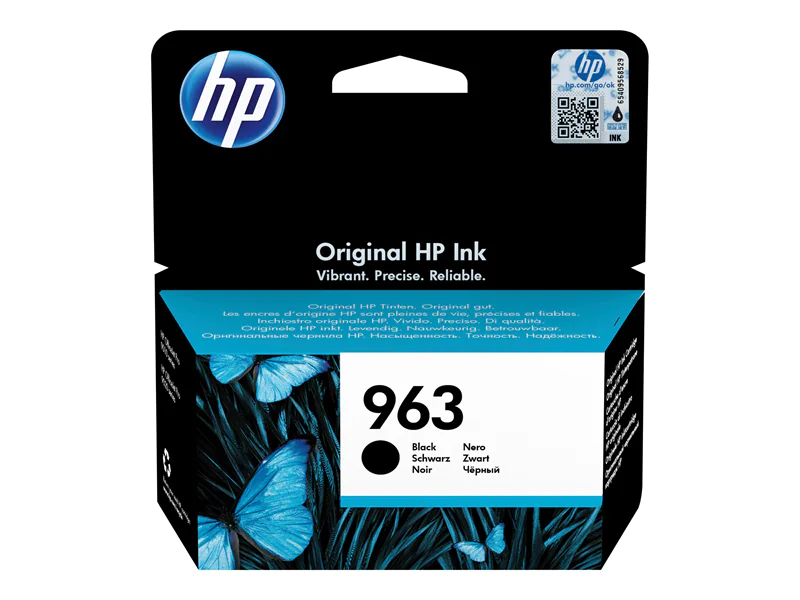 HP 963 - 24.09 ml - Schwarz - original - Officejet - Tintenpatrone - für Officejet Pro 9010, 9012, 9014, 9015, 9016, 9019, 9020, 9022, 9025