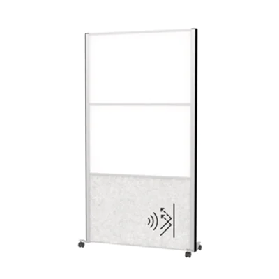 MAUL Stellwand MAULconnecto 100 x 182 cm (B x H) Zweibeinstativ Stahl, 100 % PES-Fasern weiß, hellgrau MAUL Stellwand MAULconnecto 100 x 182 cm (B x H) Zweibeinstativ Stahl, 100 % PES-Fasern weiß, hellgrau